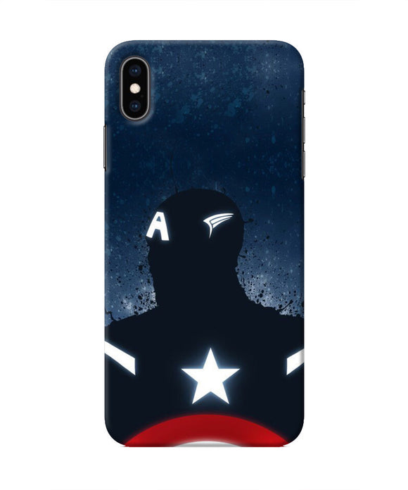 Captain america Shield Iphone XS Max Real 4D Back Cover