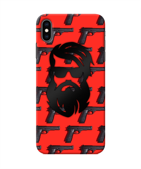 Rocky Bhai Beard Look iPhone XS Max Real 4D Back Cover