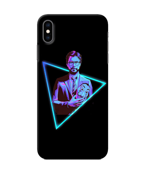 Money Heist Professor In Pub iPhone XS Max Back Cover