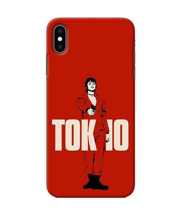 Money Heist Tokyo With Gun iPhone XS Max Back Cover