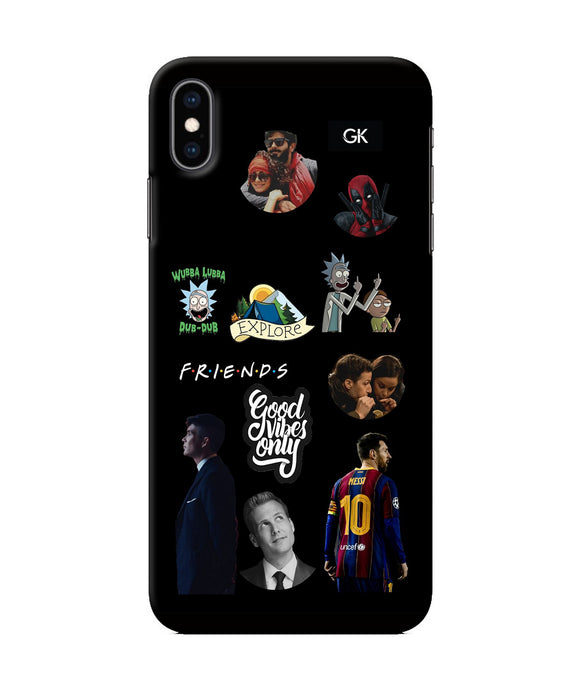 Positive Characters iPhone XS Max Back Cover