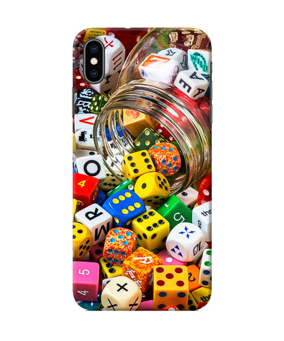 Colorful Dice iPhone XS Max Back Cover