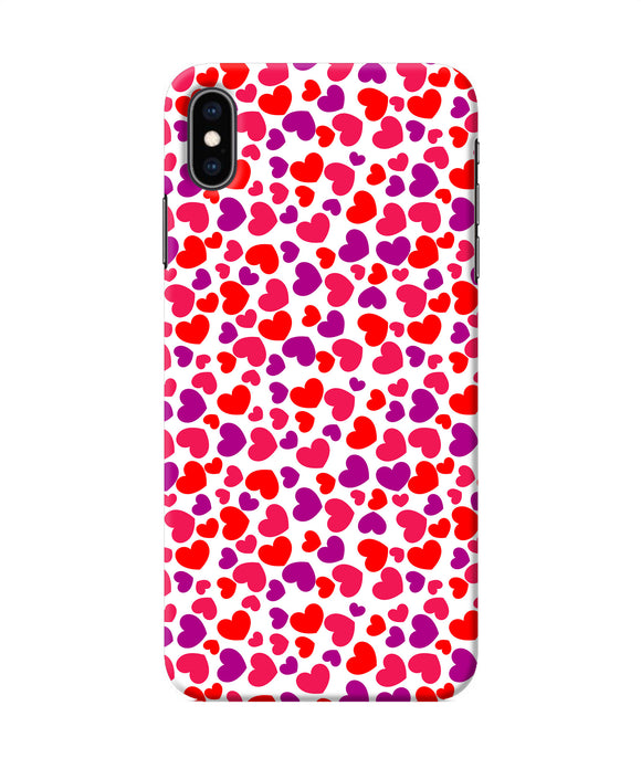 Heart Print Iphone Xs Max Back Cover