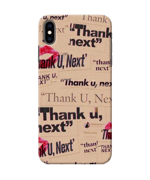 Thank You Next Iphone Xs Max Back Cover