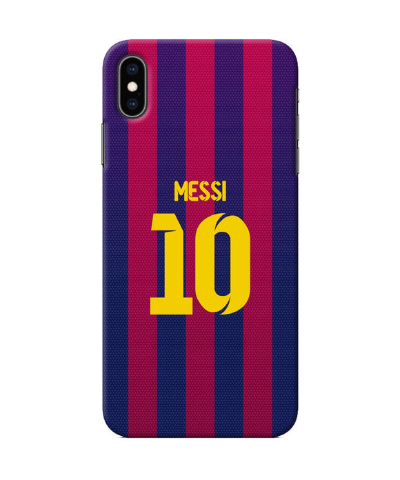 Messi 10 Tshirt Iphone Xs Max Back Cover