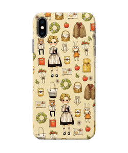 Canvas Girl Print Iphone Xs Max Back Cover