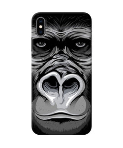 Black Chimpanzee Iphone Xs Max Back Cover