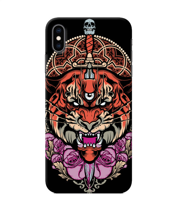 Abstract Tiger Iphone Xs Max Back Cover