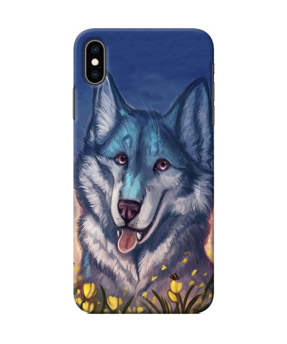 Cute Wolf Iphone Xs Max Back Cover