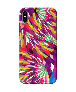 Abstract Colorful Print Iphone Xs Max Back Cover