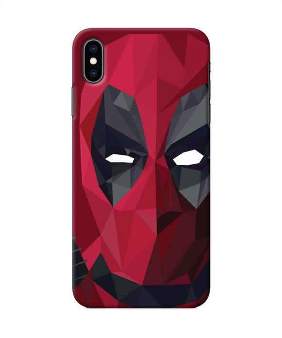 Abstract Deadpool Mask Iphone Xs Max Back Cover