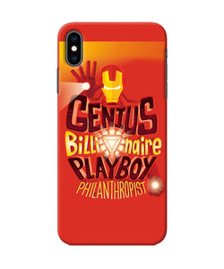 Ironman Quote Iphone Xs Max Back Cover