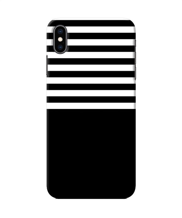 Black And White Print Iphone Xs Max Back Cover