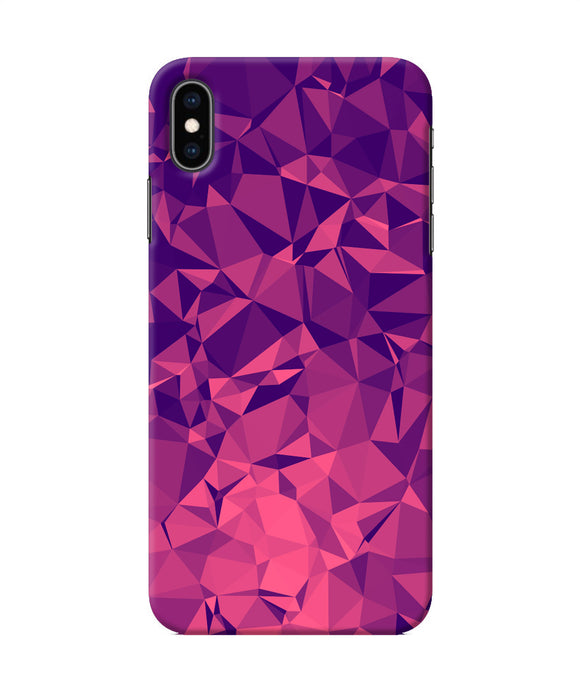 Abstract Red Blue Shine Iphone Xs Max Back Cover