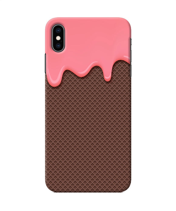 Waffle Cream Biscuit Iphone Xs Max Back Cover