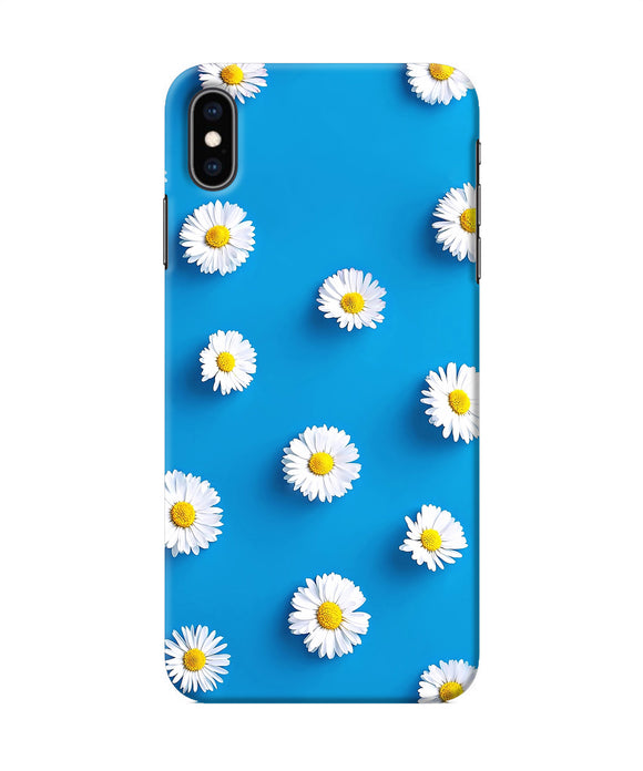 White Flowers Iphone Xs Max Back Cover