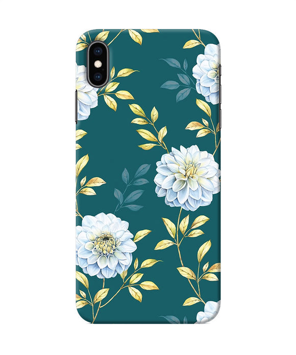 Flower Canvas Iphone Xs Max Back Cover