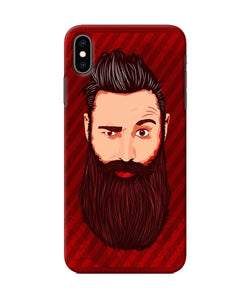 Beardo Character Iphone Xs Max Back Cover