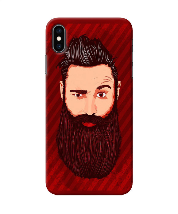 Beardo Character Iphone Xs Max Back Cover