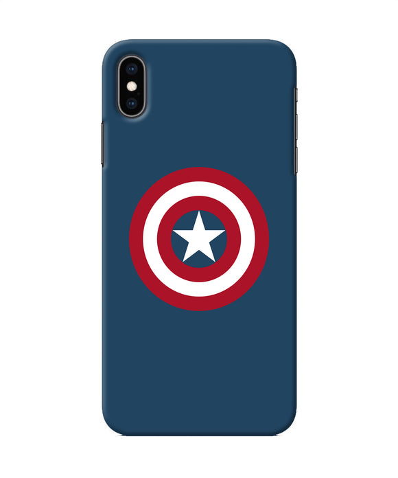 Captain America Logo Iphone Xs Max Back Cover