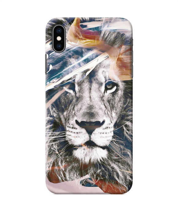 Lion Poster Iphone Xs Max Back Cover