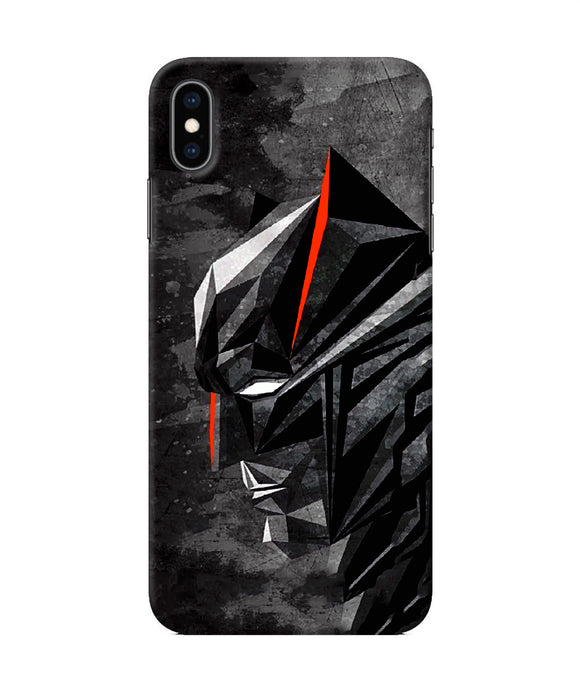 Batman Black Side Face Iphone Xs Max Back Cover