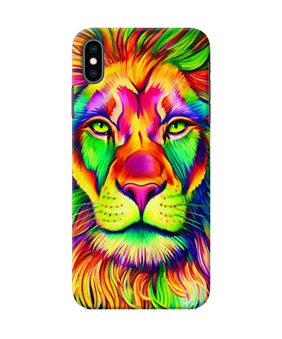 Lion Color Poster Iphone Xs Max Back Cover