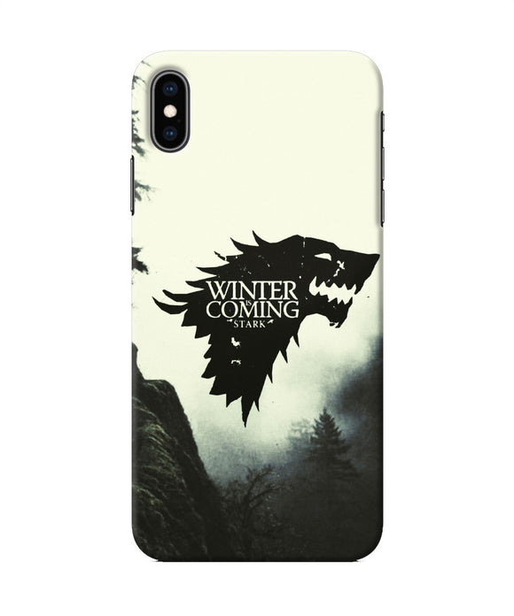 Winter Coming Stark Iphone Xs Max Back Cover