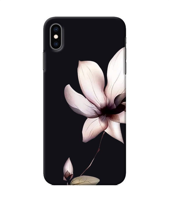 Flower White Iphone Xs Max Back Cover