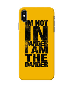 Im Not In Danger Quote Iphone Xs Max Back Cover