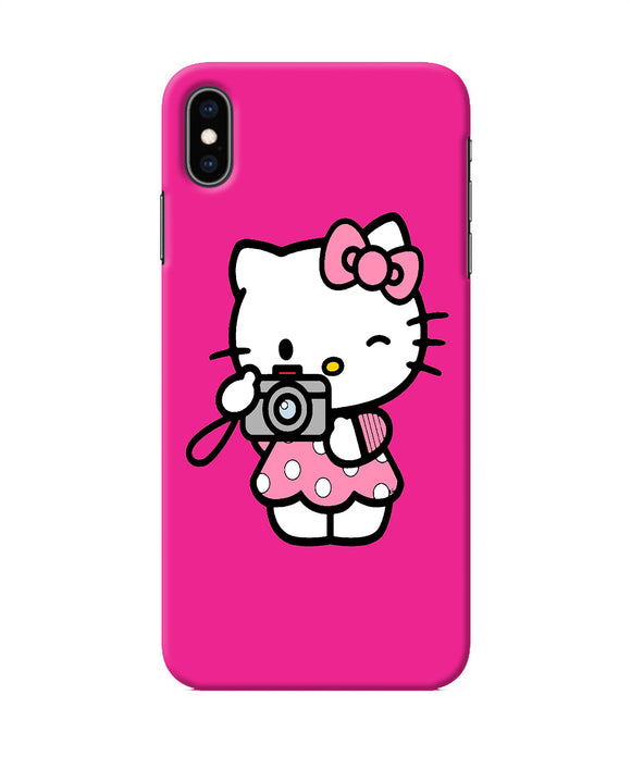 Hello Kitty Cam Pink Iphone Xs Max Back Cover