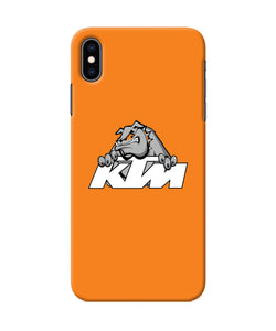 Ktm Dog Logo Iphone Xs Max Back Cover