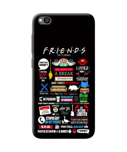 Friends Redmi Go Back Cover