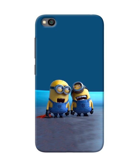 Minion Laughing Redmi Go Back Cover