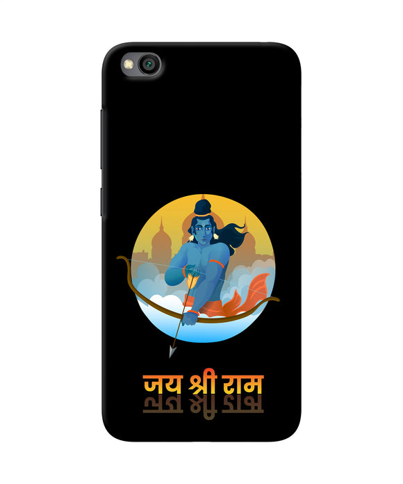 Black Jay Shree Ram Redmi Go Back Cover