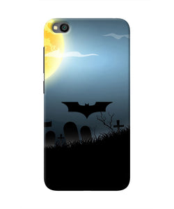 Batman Scary cemetry Redmi Go Real 4D Back Cover