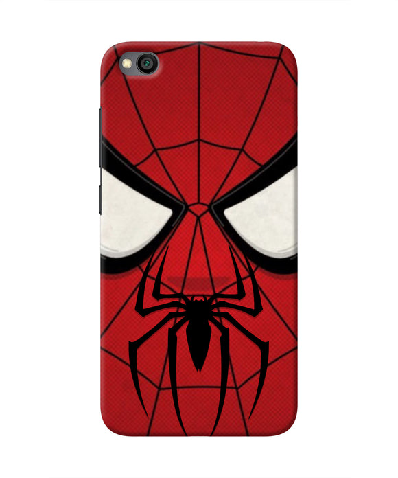 Spiderman Face Redmi Go Real 4D Back Cover