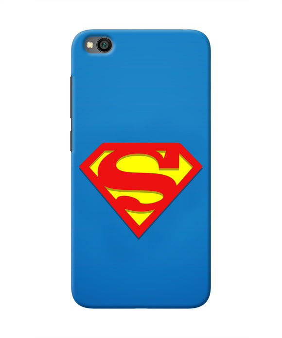 Superman Blue Redmi Go Real 4D Back Cover