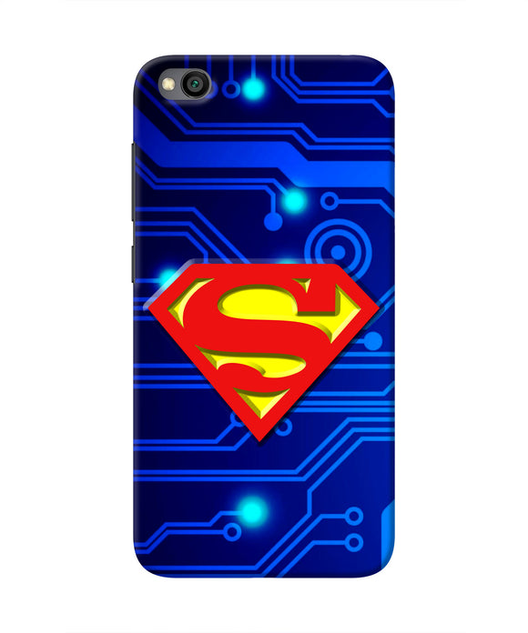 Superman Abstract Redmi Go Real 4D Back Cover