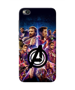 Avengers Superheroes Redmi Go Real 4D Back Cover