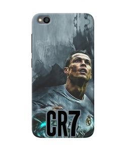 Christiano Ronaldo Grey Redmi Go Real 4D Back Cover