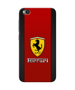 Ferrari Abstract Maroon Redmi Go Real 4D Back Cover