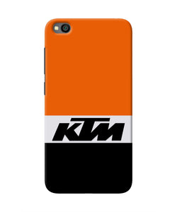 KTM Colorblock Redmi Go Real 4D Back Cover
