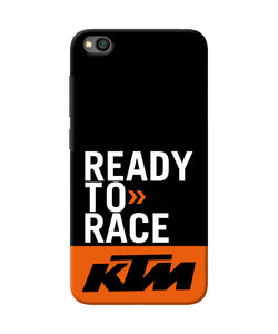 KTM Ready To Race Redmi Go Real 4D Back Cover