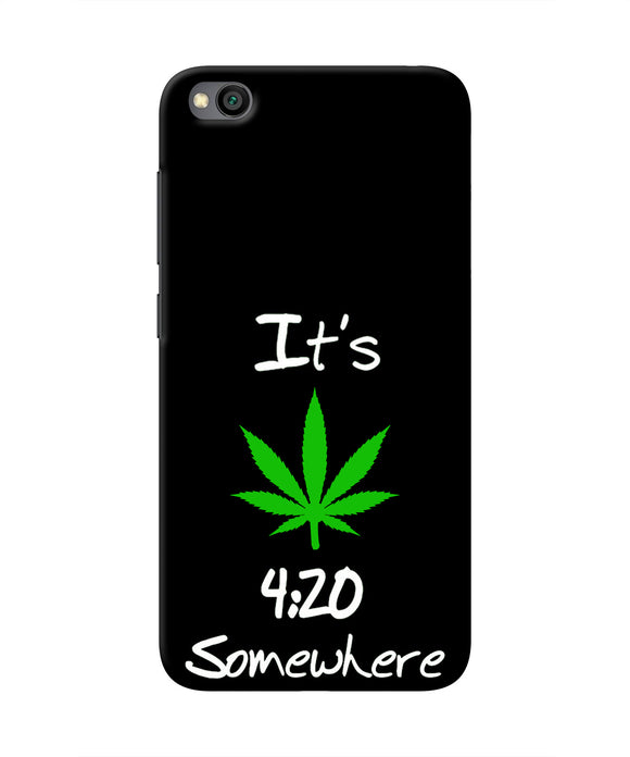 Weed Quote Redmi Go Real 4D Back Cover
