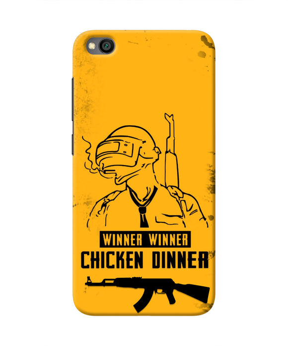 PUBG Chicken Dinner Redmi Go Real 4D Back Cover