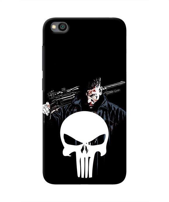 Punisher Character Redmi Go Real 4D Back Cover