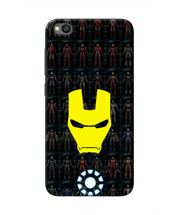 Iron Man Suit Redmi Go Real 4D Back Cover