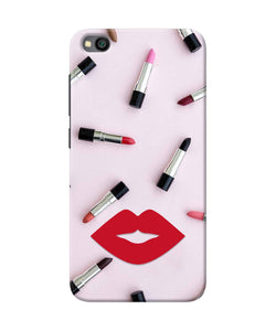 Lips Lipstick Shades Redmi Go Real 4D Back Cover