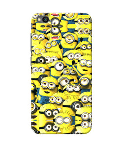 Minions Mini Crowd Redmi Go Back Cover